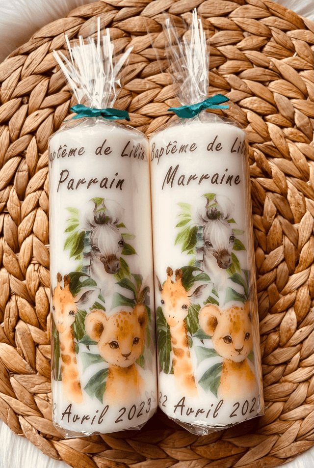 Bougie et Chandelle thème Jungle 