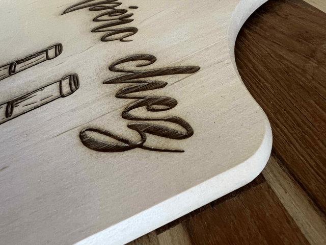 Planche apéro gravé "Apéro chez..."