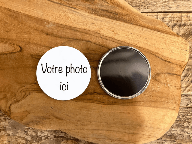 Magnet frigo 4.5cm / 7.5cm personnalisé avec votre photo ou texte