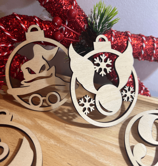 Lot de 6 boules de Noël