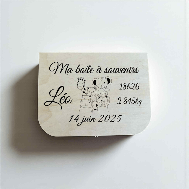 Valisette en bois personnalisable